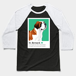 St. Bernard, St. Bernard Dog Lover, St. Bernard Lover Baseball T-Shirt